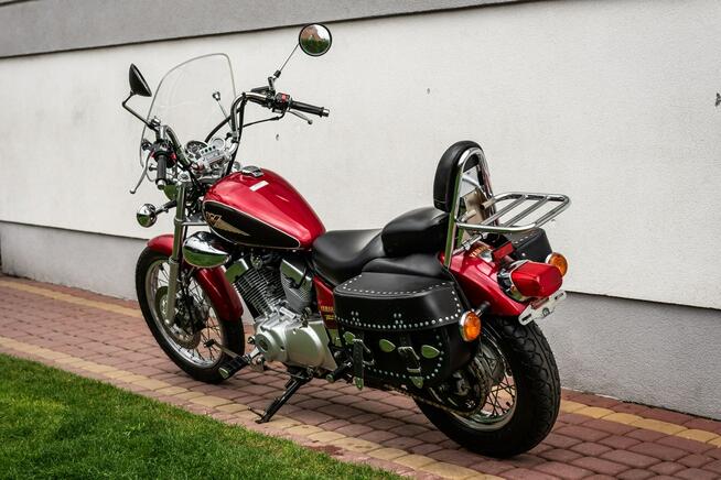 Yamaha Virago 125 R RATY Transport PIĘKNY STAN Największy Wybór Moto w PL 2X SAKWY