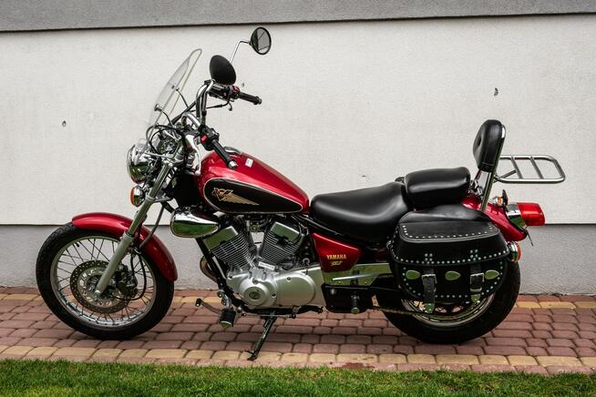 Yamaha Virago 125 R RATY Transport PIĘKNY STAN Największy Wybór Moto w PL 2X SAKWY