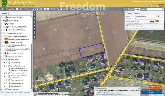 Teren inwestycyjny z prawomocnymi WZ – Skowarcz