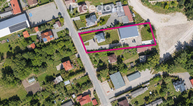 Dom 120 m² + budynek usługowy ok. 300 m²