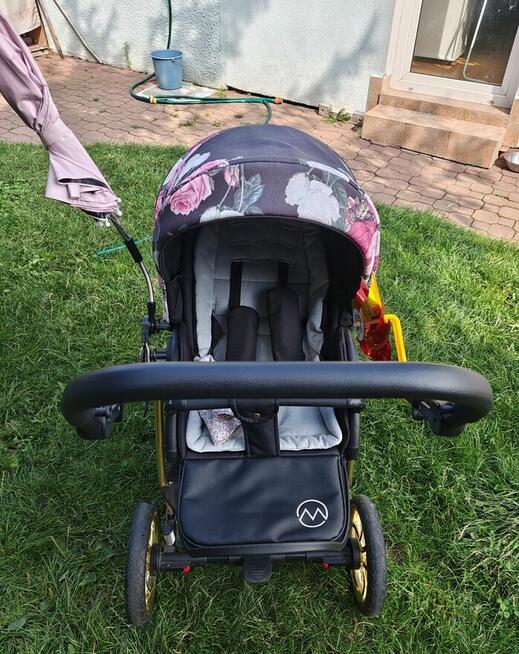 Wózek dziecięcy LONEX PAX ROSE 2w1 w kwiaty