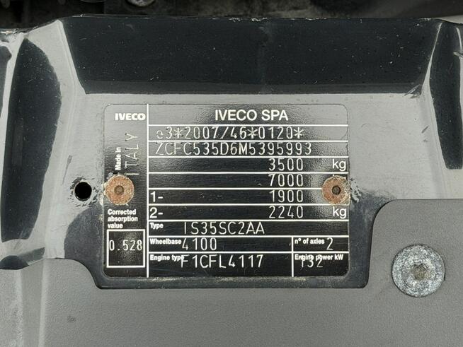 Iveco Daily 35S18 7-osob.* Doka_Brygadowy * 3.0/180KM *L4H2*Hak* Kamera_Cofania