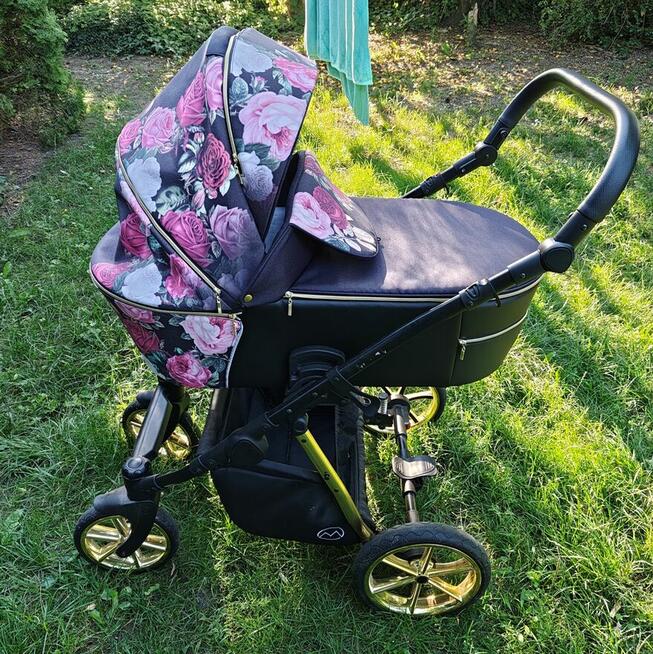 Wózek dziecięcy LONEX PAX ROSE 2w1 w kwiaty