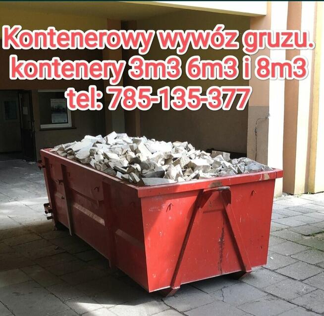 Wywóz gruzu, wywóz ziemi kontenery