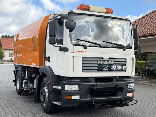 MAN TGM 18.240 E5 Zabudowa DOBROWOLSKI TSL 2 Zamiatarka Uliczna Polewaczka Odkurzacz Dwustronna mało
