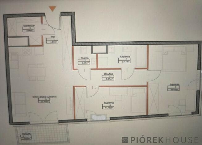 3-pokojowe mieszkanie na Mokotowie