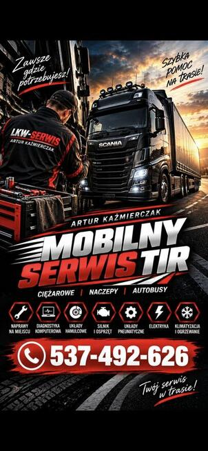 Mechanik Mobilny TIR Mława LKW-SERWIS