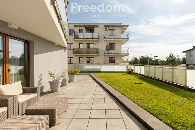 Luksusowy apartament 63,5 m2 z tarasem i ogrodem 134 m2 na 1 piętrze
