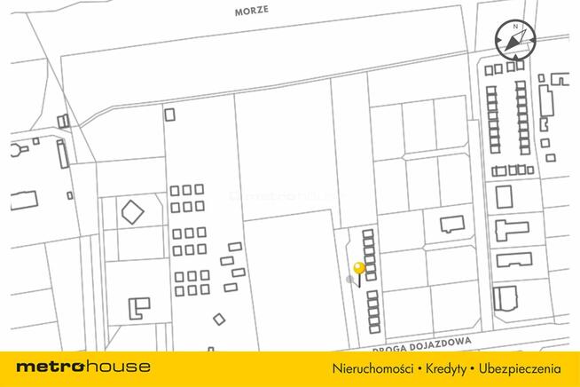 Kompleks 11 domków 130 m od plaży Gąski