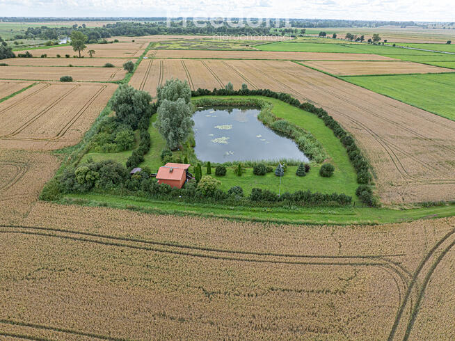 Działka 1ha z prywatnym stawem z dala od zgiełku