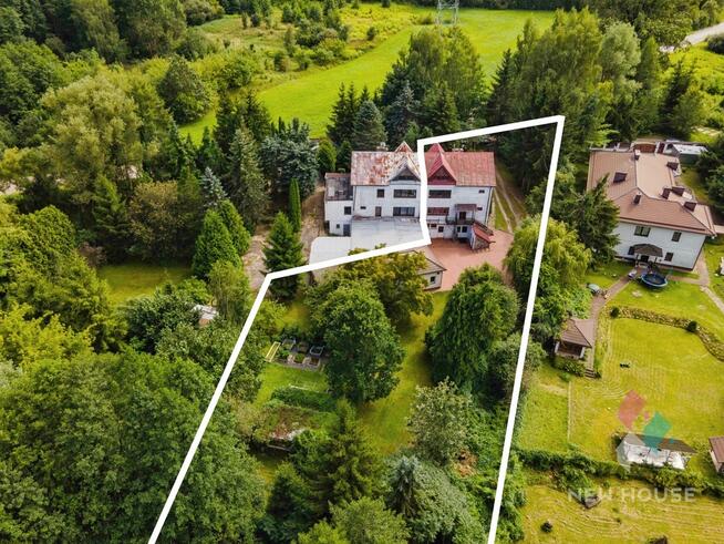 Zalbki- Dom 265 m2, garaż, piwnica, staw, duża działka