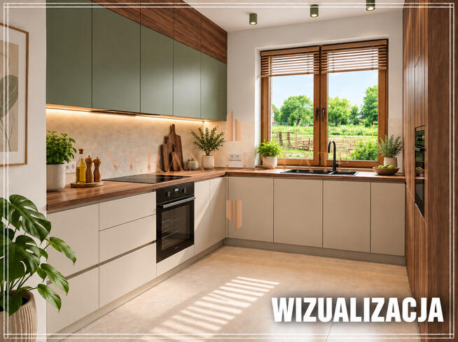 Nowy bliźniak 138 m² | 400 m² działki | Garaż | Wiśniewo
