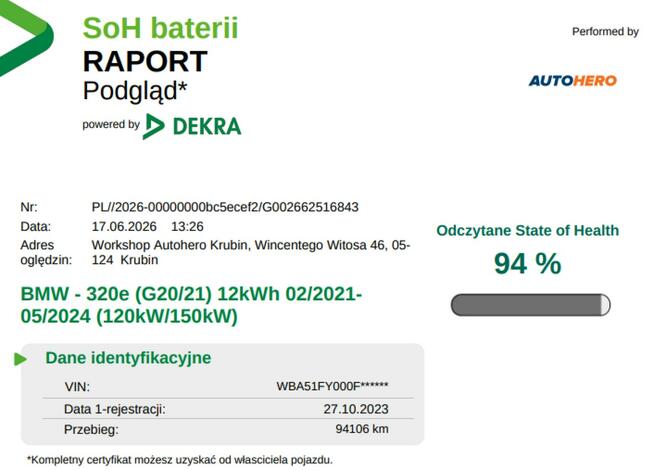 BMW 320 FV23 pHEV full led sporty skóra virtual navi kamera aktywny tempomat