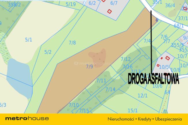 DZIAŁKA rolno-budowlana blisko jeziora CIEMINO