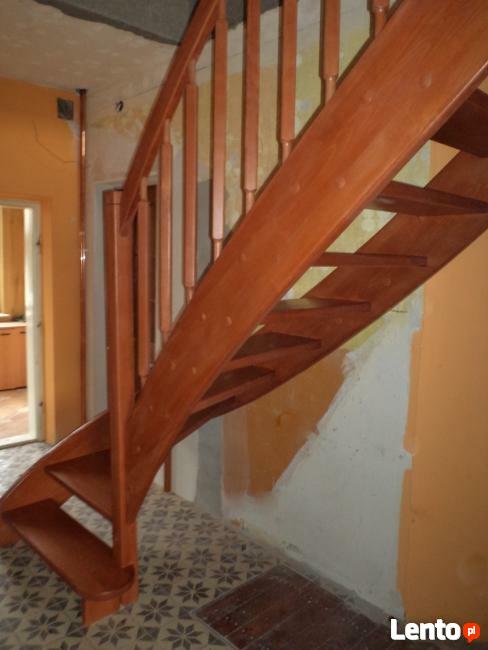 Schody drewniane samonośne i na beton