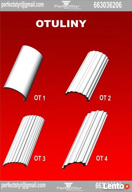 Sztukateria styropianowa, gzymsy, bonie