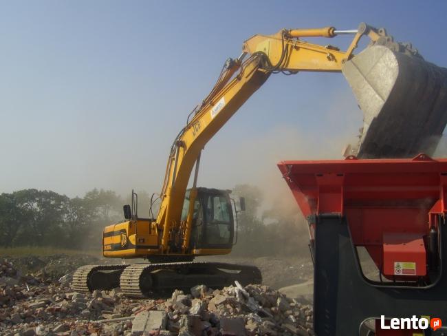 RECYKLING KRUSZENIE GRUZU WYNAJEM KRUSZARKI TARNÓW