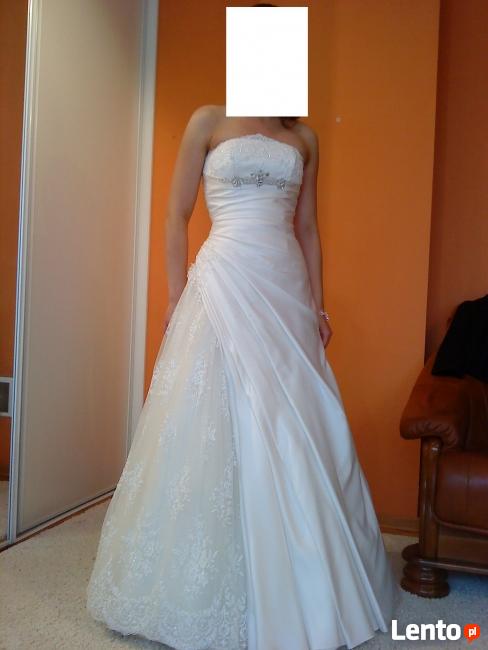 Suknia śubna, rozm 36 - 38, kolor ecru