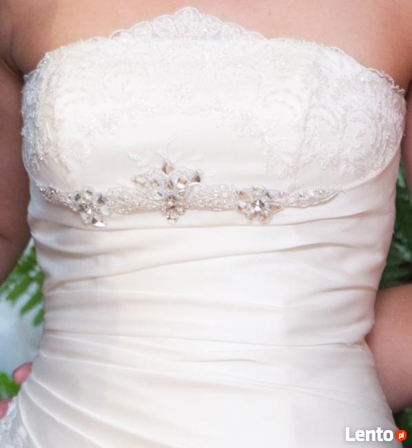 Suknia śubna, rozm 36 - 38, kolor ecru