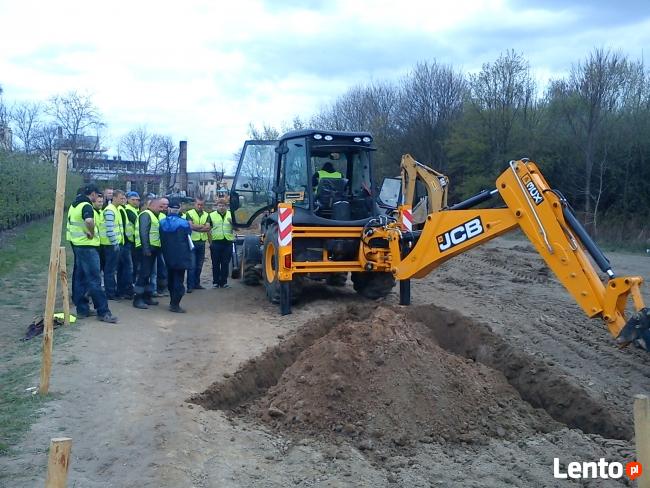 Kurs operatora koparki, koparko-ładowarki, wózka widłowego.