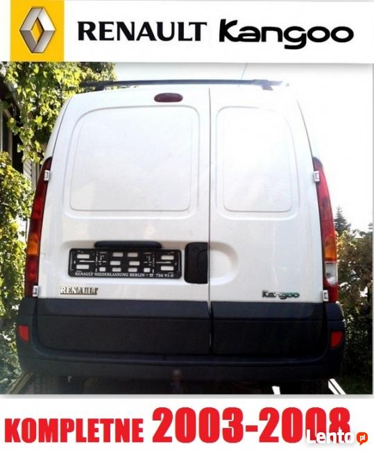 KOMPLET DRZWI TYLNE PRAWE LEWE TYŁ RENAULT KANGOO 2003-2008