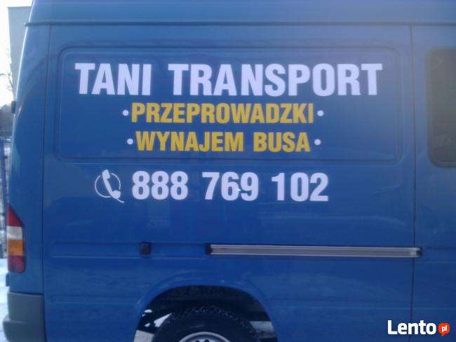 Tani transport Przeprowadzki. Taxi bagażowe Zabrze Przewóz