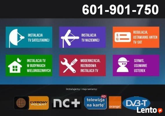 Montaż Anten Satelitarnych NC+, Polsat, Orange - Milanówek