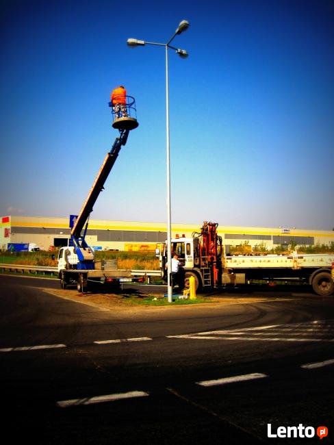 Wynajem podnośnika koszowego, wysięgnika, zwyżki 22m 3,5t.