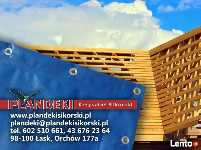 Pokrycie, okrycie, plandeka zabezpieczająca budynki