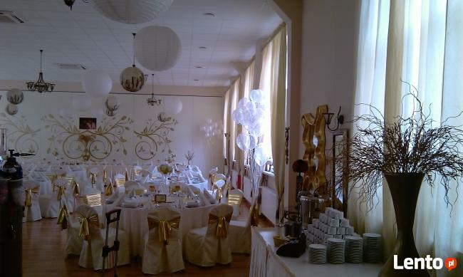 BALONY na wesele slub biale perlowe kolorowe bal impreza wow