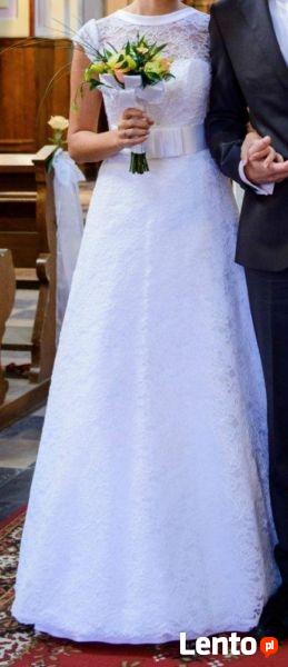 Suknia ślubna GALA CHLOE - koronka - Klasa i Szyk