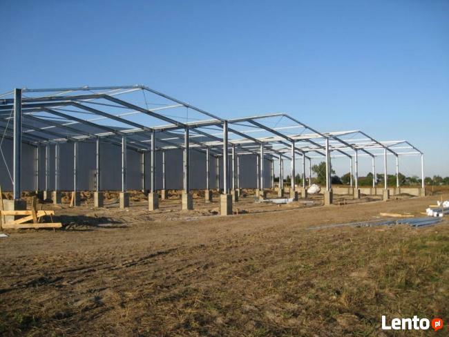 KONSTRUKCJE STALOWE, HALE NAMIOTOWE, PRODUKCJA