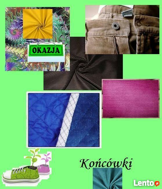 sztruks w kolorze brąż , róż, chaber..............