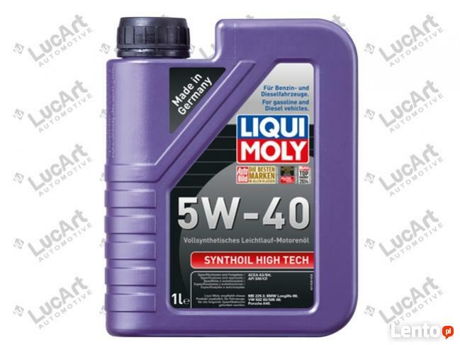 LIQUI MOLY SYNTHOIL HIGH TECH 5W-40 5L 1856 KATOWICE