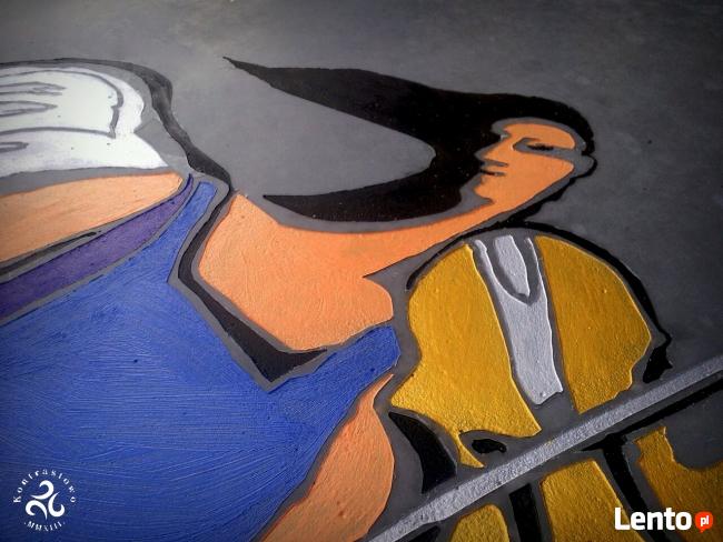 Nagrobek - Malowany Anioł, nowoczesny, nietypowy, niepowtarz