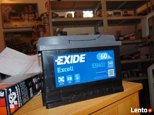 Akumulator Exide Excell EB602 60Ah 540A Wymiana za darmo Aut