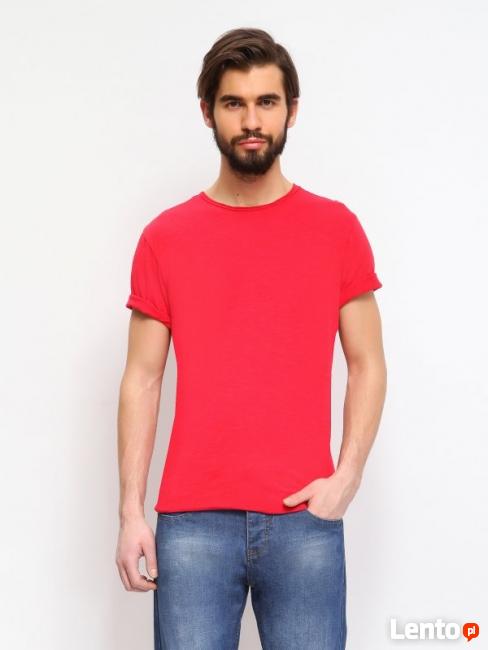 Czerwony t-shirt męski Top Secret