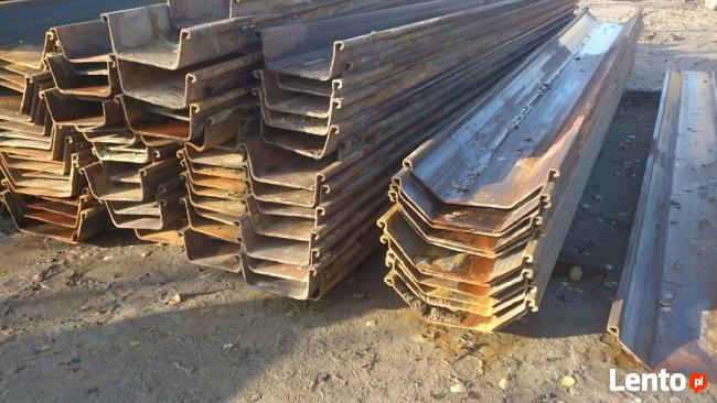 Grodzice stalowe G62 VL larseny pale szalunkowe wypraski