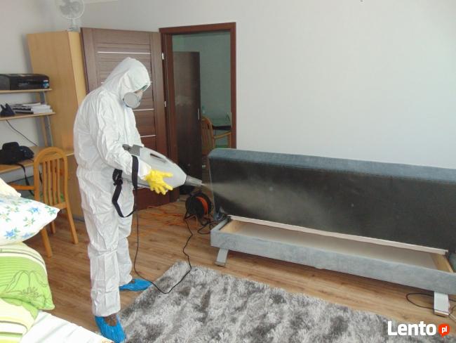 Usuwanie Zwalczanie Pluskiew Zamgławiaczem UVL Wymrazanie