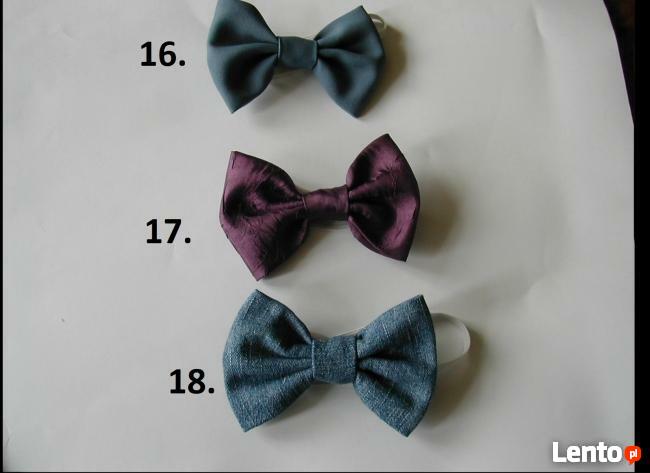 Eleganckie Muszki Muchy Męskie Dużo Kolorów