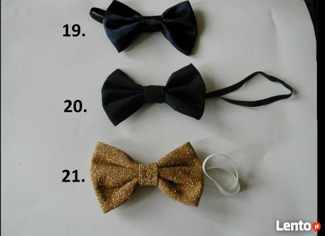 Eleganckie Muszki Muchy Męskie Dużo Kolorów