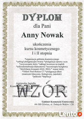 Kurs kosmetyczny - Gliwice, Śląsk!!!