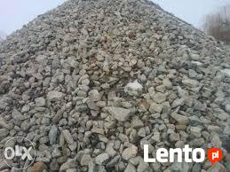 Gruz Ceglano Betonowy czysty drobny na droge plac parking