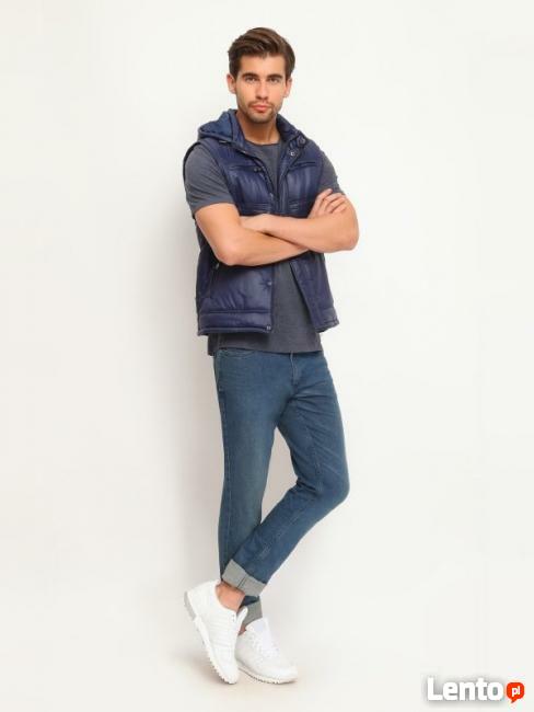 Granatowy t-shirt męski Top Secret