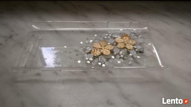 Crystal Case na panel SONY Xperia C3 perłowe-zdobienie