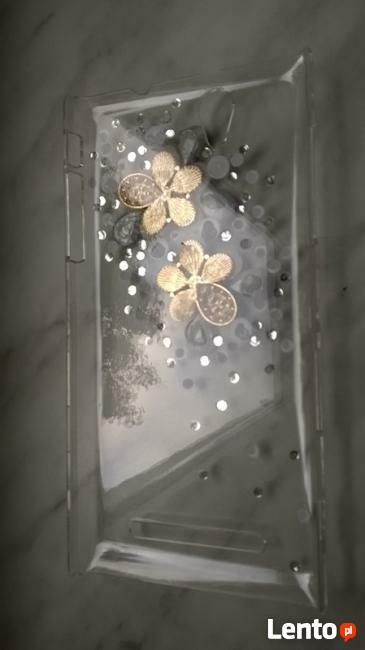 Crystal Case na panel SONY Xperia C3 perłowe-zdobienie