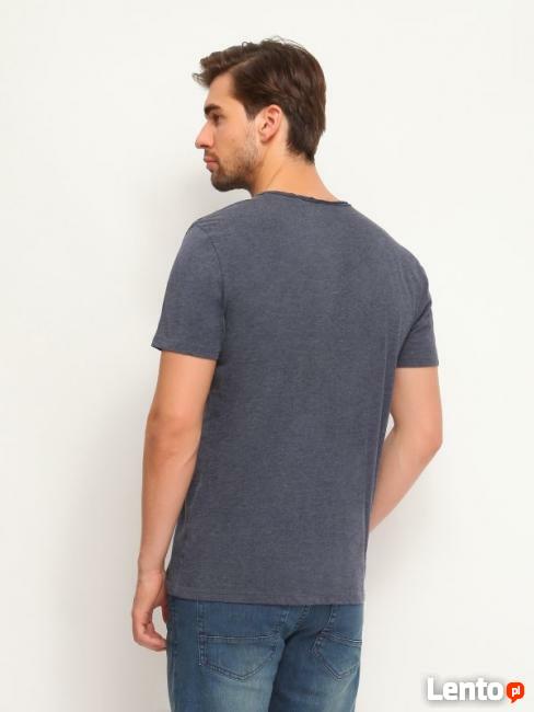 Granatowy t-shirt męski Top Secret