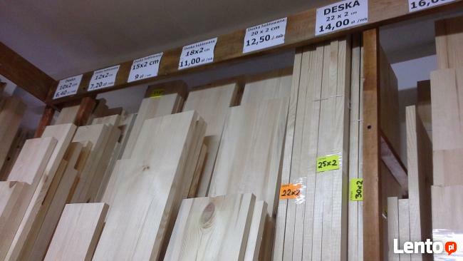 Deski heblowane, Kantówki, Legary, Listwy - SOSNOWIEC