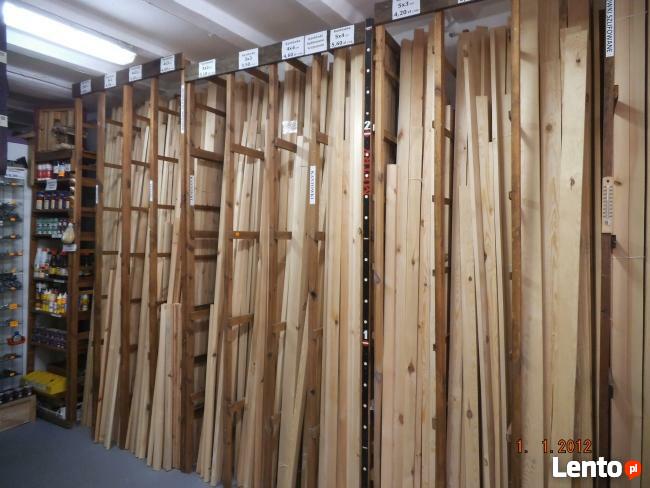 Deski heblowane, Kantówki, Legary, Listwy - SOSNOWIEC