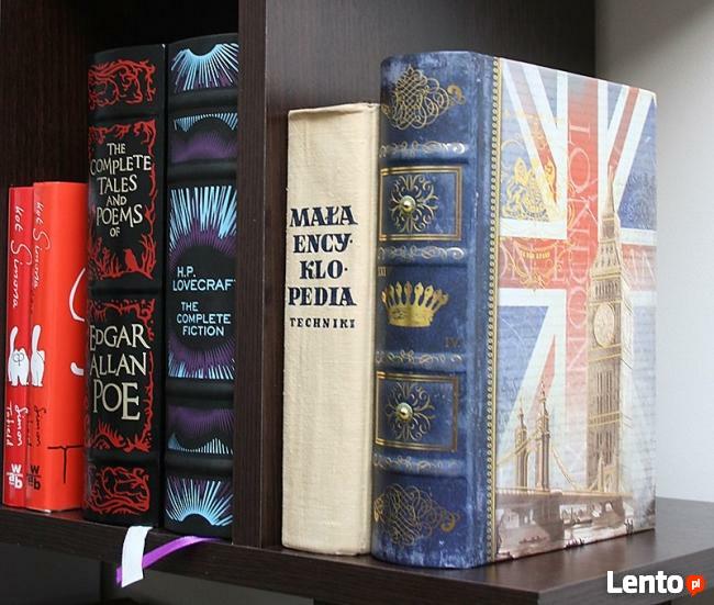 Książka szkatułka pudełko ozdobne do biblioteczki